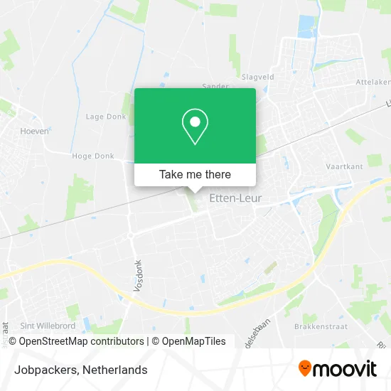 Jobpackers map