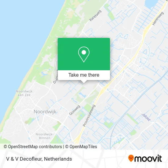 V & V Decofleur map