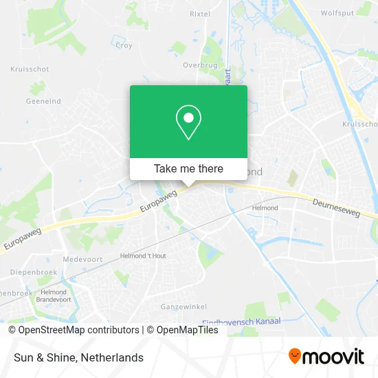 Sun & Shine map