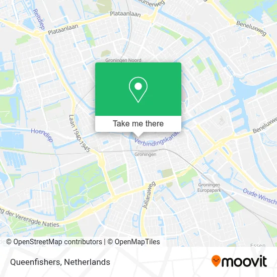 Queenfishers map