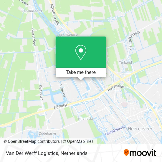 Van Der Werff Logistics map