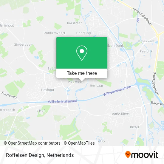 Roffelsen Design map