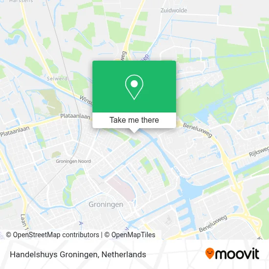 Handelshuys Groningen map