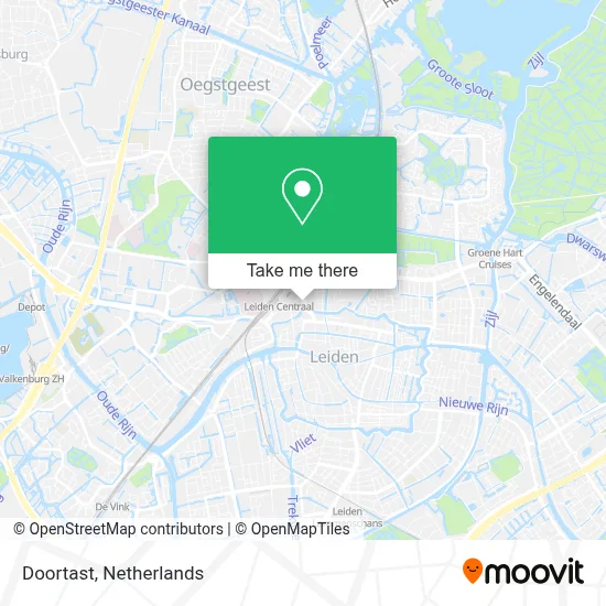Doortast map