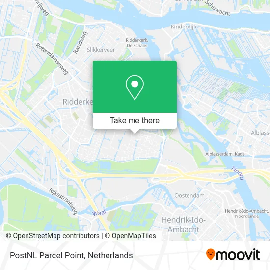 Postnl Pakketpunt map
