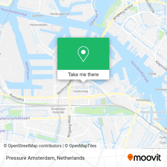 Pressure Amsterdam map