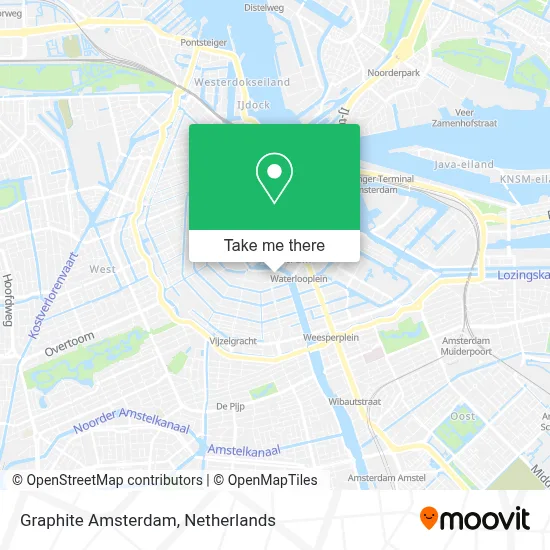 Graphite Amsterdam map