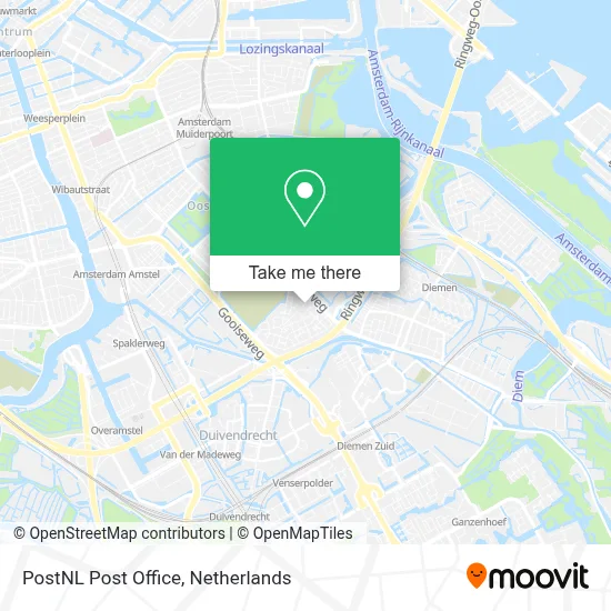 Postnl Postkantoor map