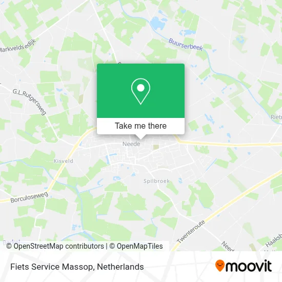 Fiets Service Massop map