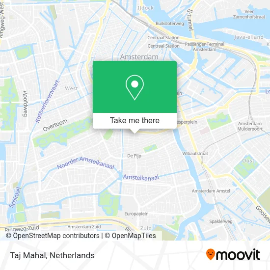 Taj Mahal map