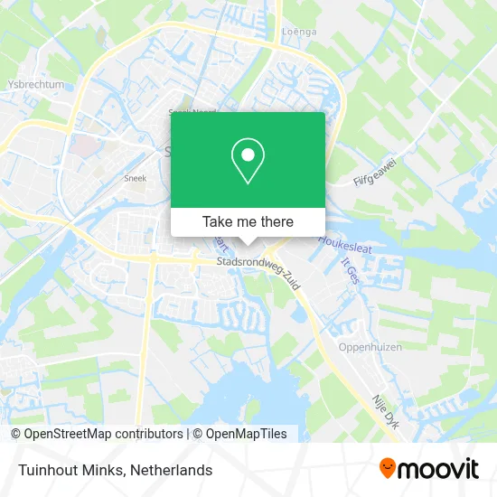 Tuinhout Minks map