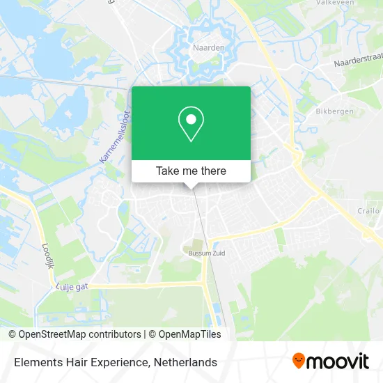 Elements Hair Experience map