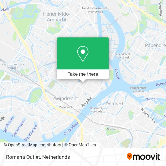 Romana Outlet map