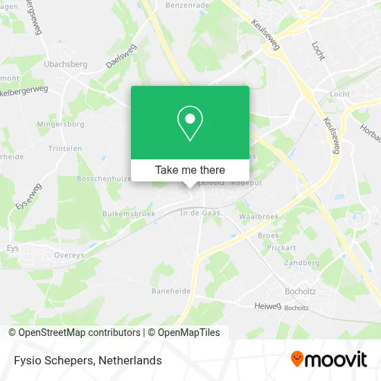 Fysio Schepers map