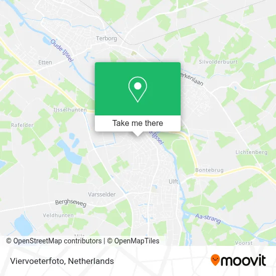 Viervoeterfoto map