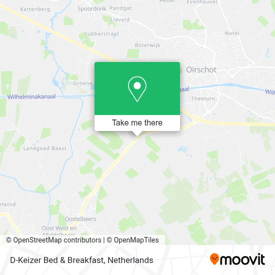 D-Keizer Bed & Breakfast map