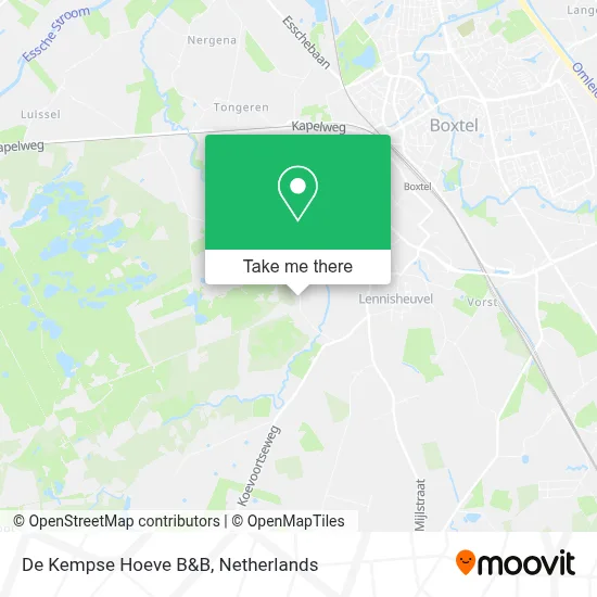 De Kempse Hoeve B&B map