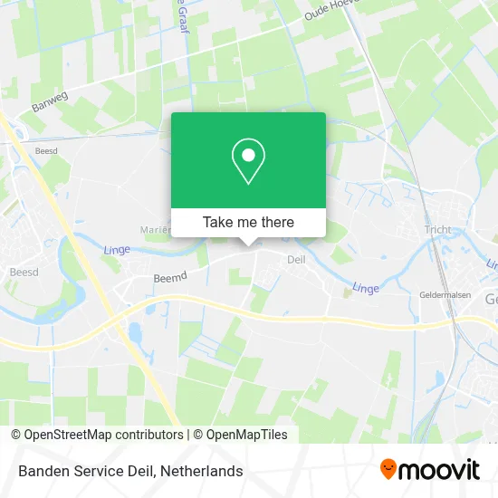 Banden Service Deil map