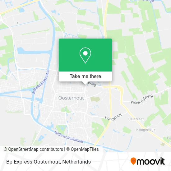 Bp Express Oosterhout map