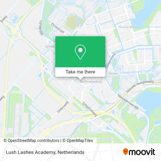 Lush Lashes Academy map