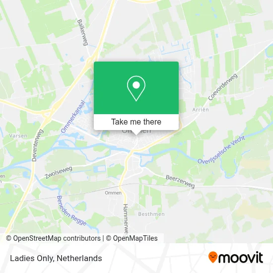 Ladies Only map