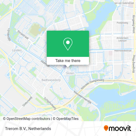 Trerom B.V. map