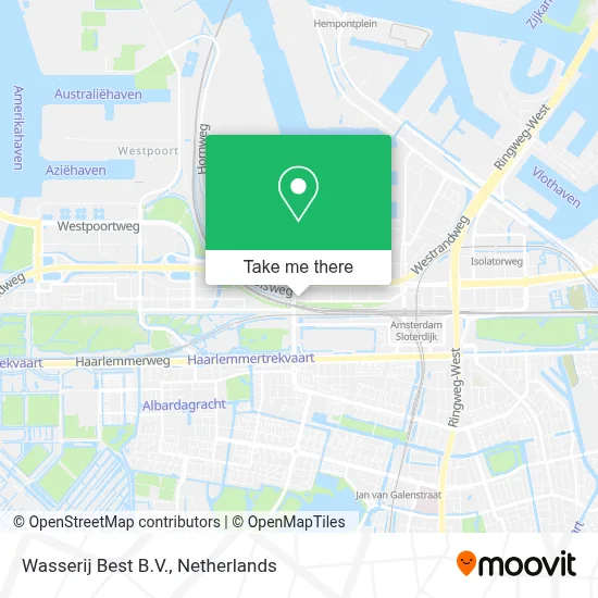 Wasserij Best B.V. map