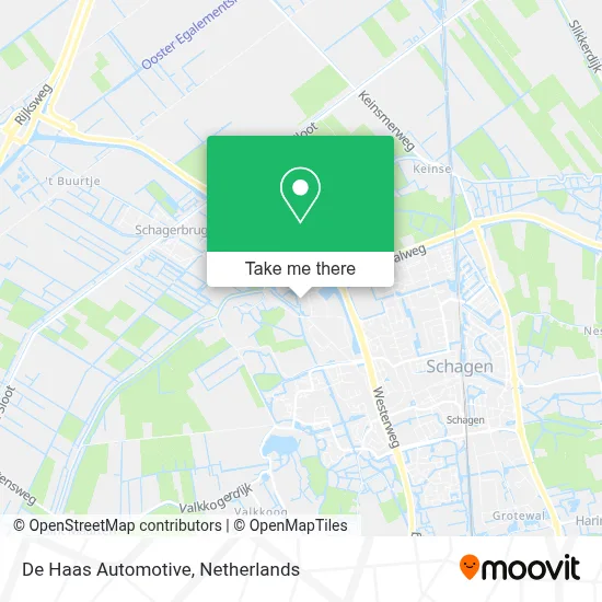 De Haas Automotive map