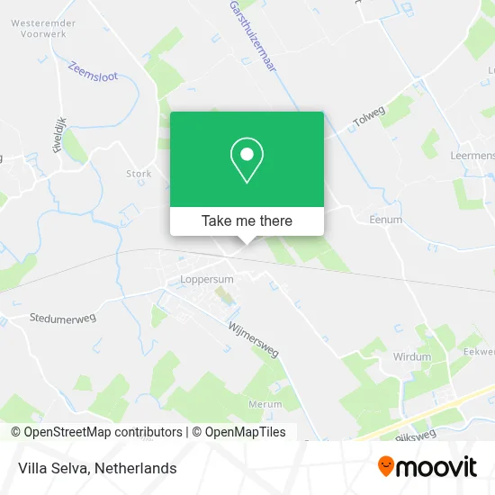 Villa Selva map