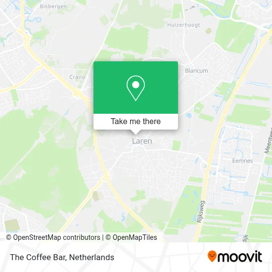 The Coffee Bar map