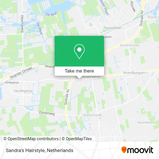 Sandra's Hairstyle map