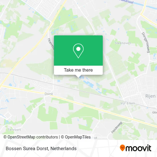 Bossen Surea Dorst map