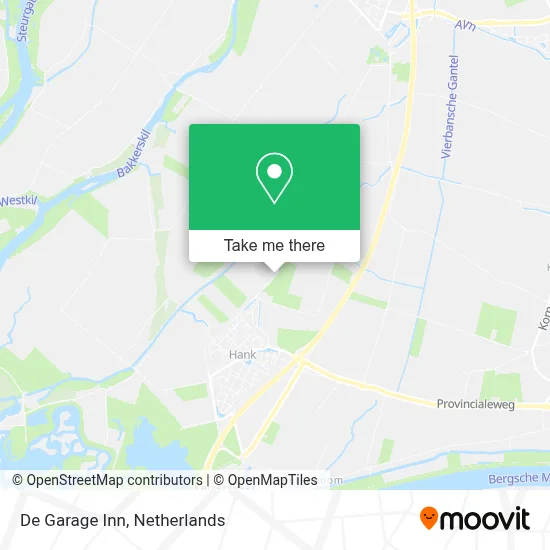 De Garage Inn map