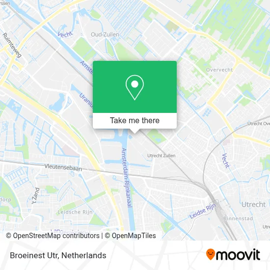 Broeinest Utr map