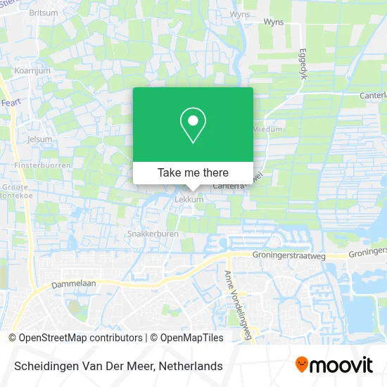 Scheidingen Van Der Meer map