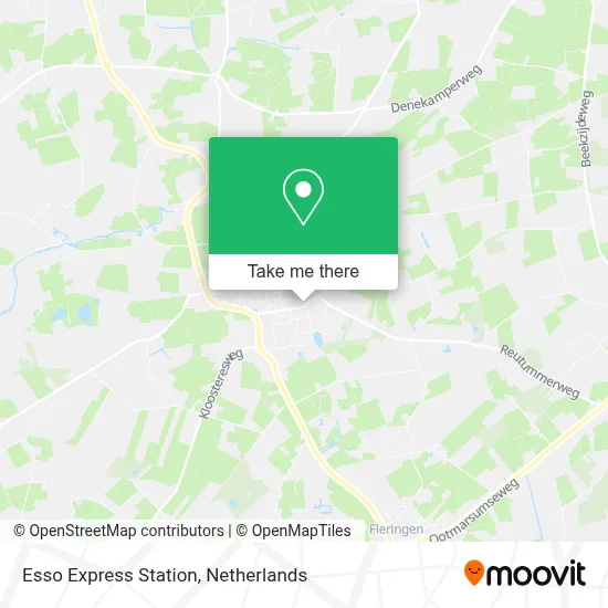 Esso Express Station map