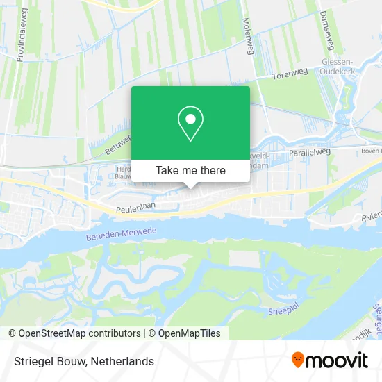Striegel Bouw map