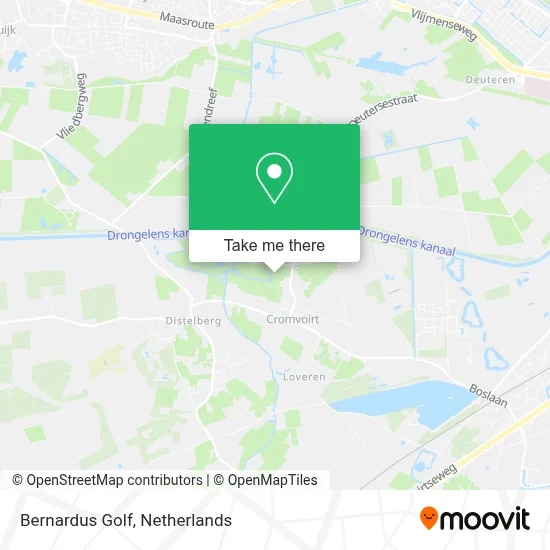 Bernardus Golf map