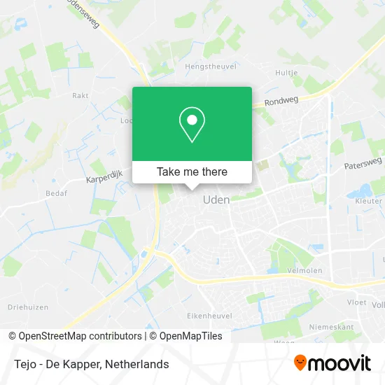Tejo - De Kapper map