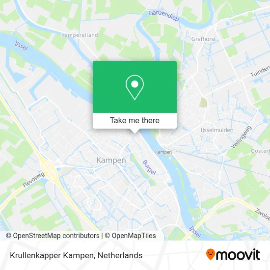 Krullenkapper Kampen map