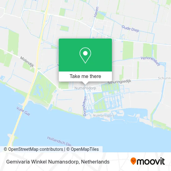 Gemivaria Winkel Numansdorp map