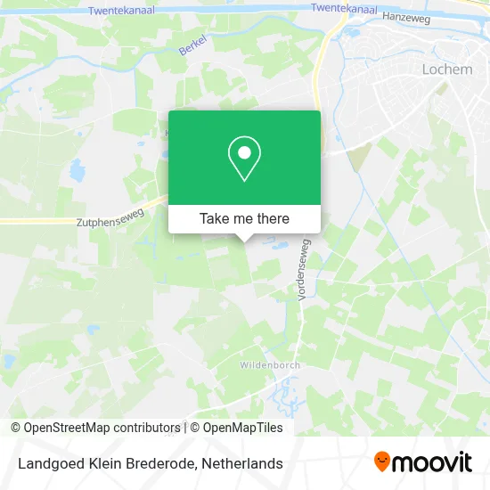 Landgoed Klein Brederode map