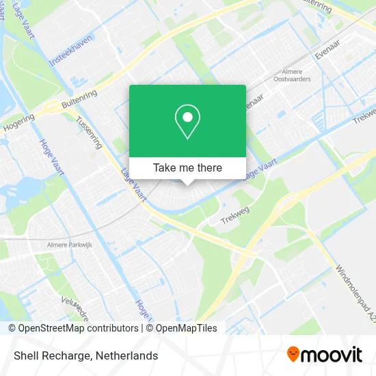 Shell Recharge map