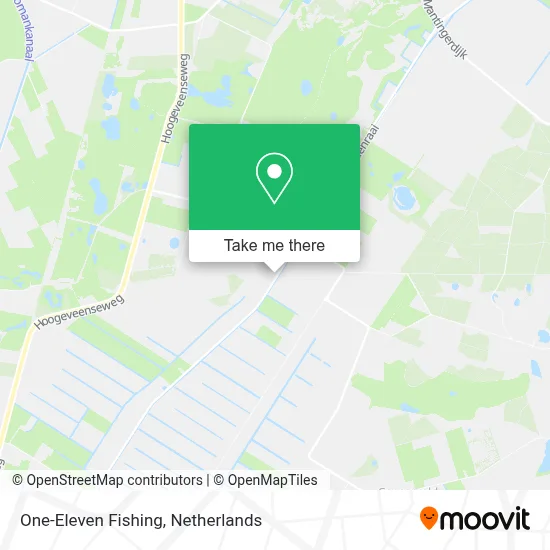One-Eleven Fishing map