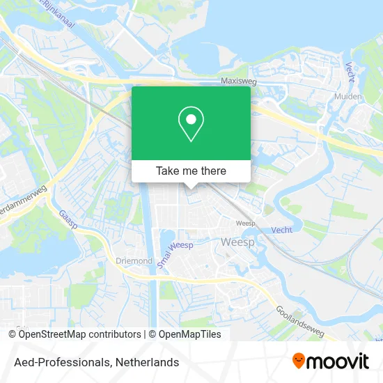 Aed-Professionals map