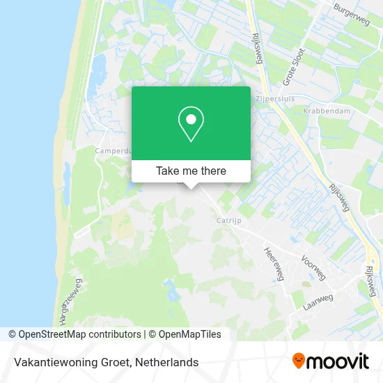 Vakantiewoning Groet map