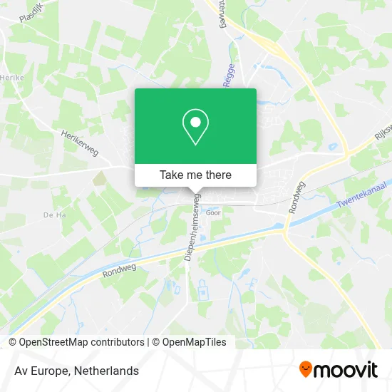 Av Europe Karte