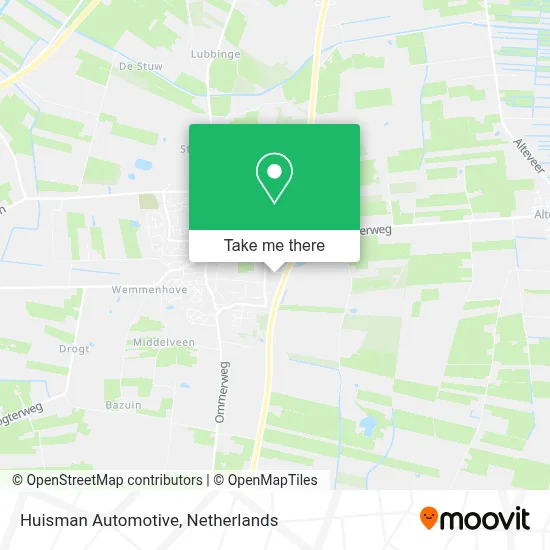 Huisman Automotive map