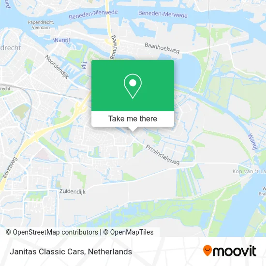 Janitas Classic Cars map