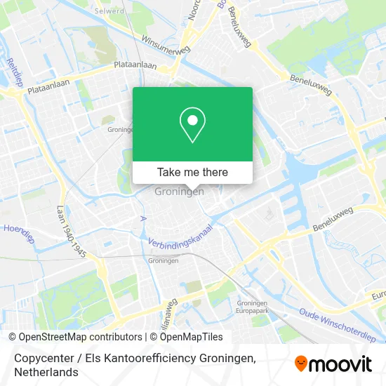Copycenter / Els Kantoorefficiency Groningen map